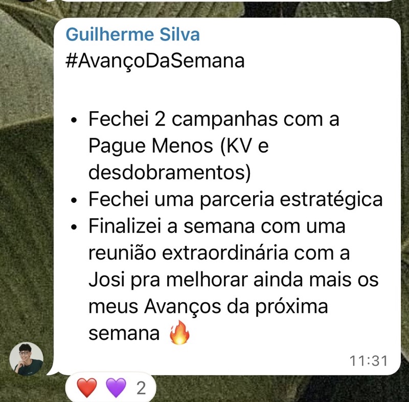 Depoimento de cliente