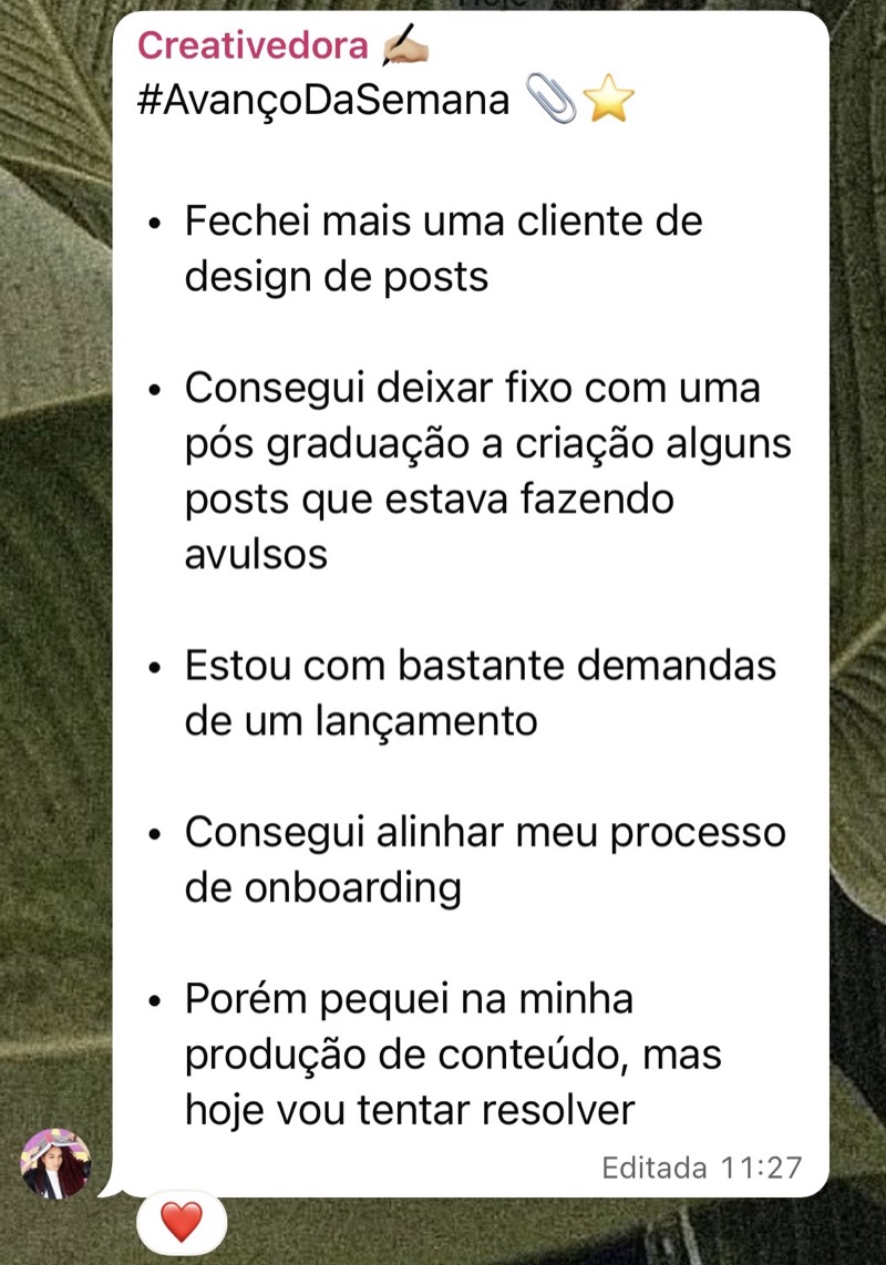Depoimento de cliente